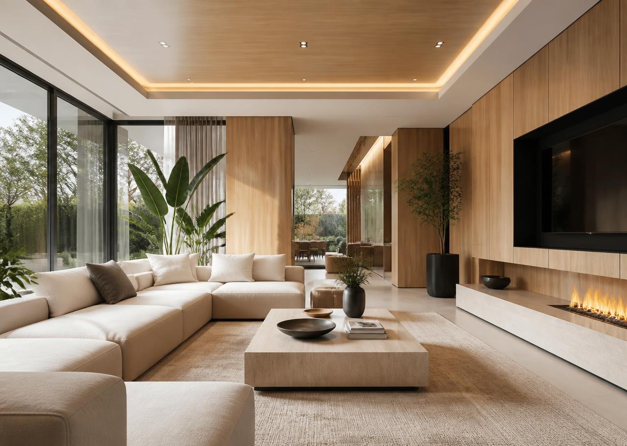 Contemporary interior designed by The Sketch Buildings